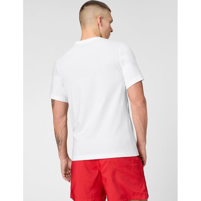 Nike M NSW Club Tee Maglietta Uomo (Pacco da 1) - L White Black Nike M NSW Club Tee Maglietta Uomo (Pacco da 1) - L White Black