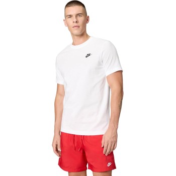 Nike M NSW Club Tee Maglietta Uomo (Pacco da 1) - L White Black