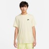 Nike M NSW Club Tee Maglietta Uomo (Pacco da 1) - L Sail Black