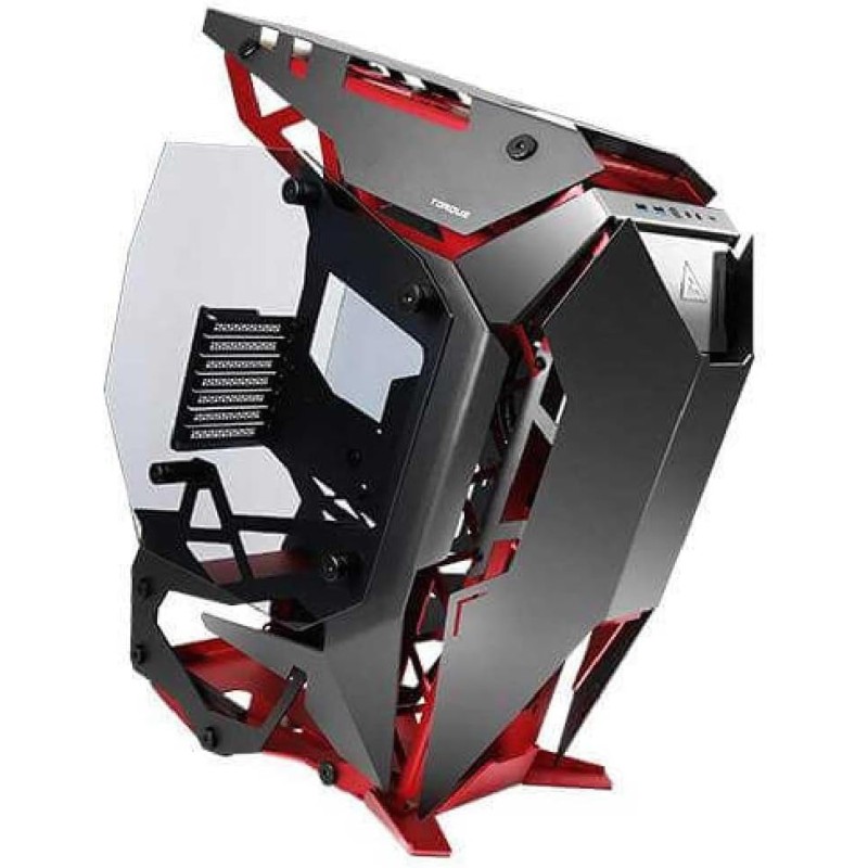 Antec Torque computer case Midi-Tower Nero, Rosso