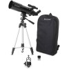 Celestron 22030 Travel Scope Telescopio rifrattore portatile con obiettivo 80mm, ottica in vetro completamente rivestita, pacchetto software di astronomia bonus e adattatore smartphone per digiscopia - 80mm with Software and Smartphone Adapter