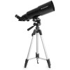 Celestron 22030 Travel Scope Telescopio rifrattore portatile con obiettivo 80mm, ottica in vetro completamente rivestita, pacchetto software di astronomia bonus e adattatore smartphone per digiscopia - 80mm with Software and Smartphone Adapter