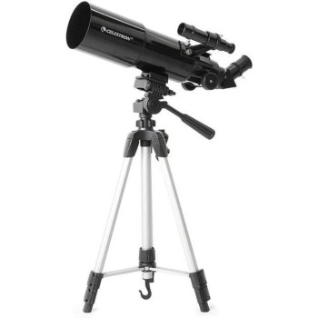 Celestron 22030 Travel Scope Telescopio rifrattore portatile con obiettivo 80mm, ottica in vetro completamente rivestita, pacchetto software di astronomia bonus e adattatore smartphone per digiscopia - 80mm with Software and Smartphone Adapter Celestron 22030 Travel Scope Telescopio rifrattore portatile con obiettivo 80mm, ottica in vetro completamente rivestita, pacchetto software di astronomia bonus e adattatore smartphone per digiscopia - 80mm with Software and Smartphone Adapter