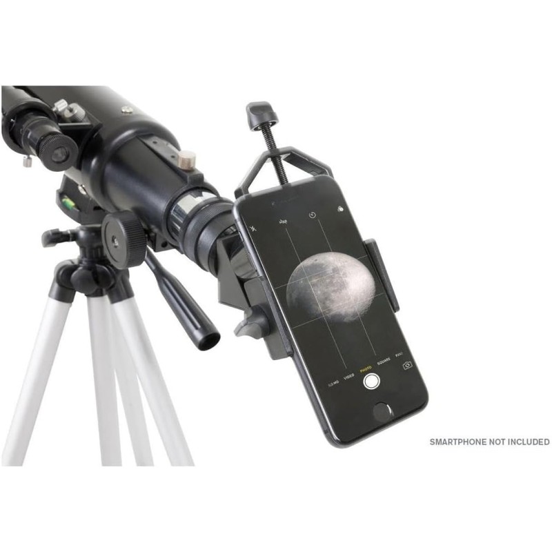 Celestron 22030 Travel Scope Telescopio rifrattore portatile con obiettivo 80mm, ottica in vetro completamente rivestita, pacchetto software di astronomia bonus e adattatore smartphone per digiscopia - 80mm with Software and Smartphone Adapter