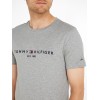 Tommy Hilfiger Uomo T-Shirt Maniche Corte Core Tommy Logo Scollo Rotondo - XL Grigio (Cloud Htr) Tommy Hilfiger Uomo T-Shirt Maniche Corte Core Tommy Logo Scollo Rotondo - XL Grigio (Cloud Htr)