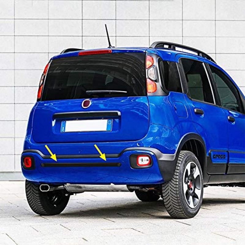 4R Quattroerre.it 12254 Modanature Bumper Paracolpi per Auto con Terminali, 42 mm x 5 mt - 42 mm x 5 mt