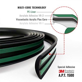 4R Quattroerre.it 12254 Modanature Bumper Paracolpi per Auto con Terminali, 42 mm x 5 mt - 42 mm x 5 mt