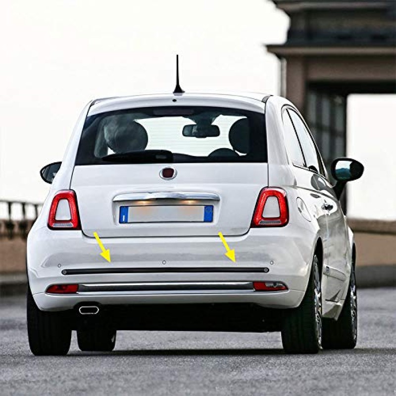 4R Quattroerre.it 12254 Modanature Bumper Paracolpi per Auto con Terminali, 42 mm x 5 mt - 42 mm x 5 mt