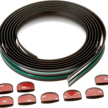 4R Quattroerre.it 12254 Modanature Bumper Paracolpi per Auto con Terminali, 42 mm x 5 mt - 42 mm x 5 mt