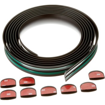 4R Quattroerre.it 12254 Modanature Bumper Paracolpi per Auto con Terminali, 42 mm x 5 mt - 42 mm x 5 mt