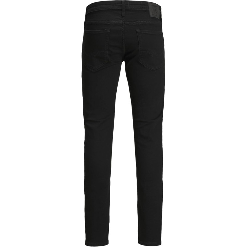JACK & JONES Jeans Slim Fit a Vita Bassa. Chiusura con Patta e Bottoni. - 33W / 30L Nero (Black Denim) JACK & JONES Jeans Slim Fit a Vita Bassa. Chiusura con Patta e Bottoni. - 33W / 30L Nero (Black Denim)