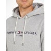 Tommy Hilfiger Uomo Felpa Core Tommy Logo con Cappuccio - L Grigio (Cloud Htr) Tommy Hilfiger Uomo Felpa Core Tommy Logo con Cappuccio - L Grigio (Cloud Htr)