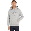 Tommy Hilfiger Uomo Felpa Core Tommy Logo con Cappuccio - L Grigio (Cloud Htr) Tommy Hilfiger Uomo Felpa Core Tommy Logo con Cappuccio - L Grigio (Cloud Htr)