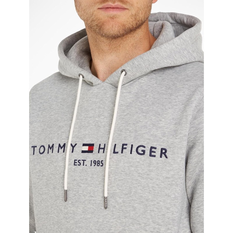 Tommy Hilfiger Uomo Felpa Core Tommy Logo con Cappuccio - XXL Grigio (Cloud Htr) Tommy Hilfiger Uomo Felpa Core Tommy Logo con Cappuccio - XXL Grigio (Cloud Htr)