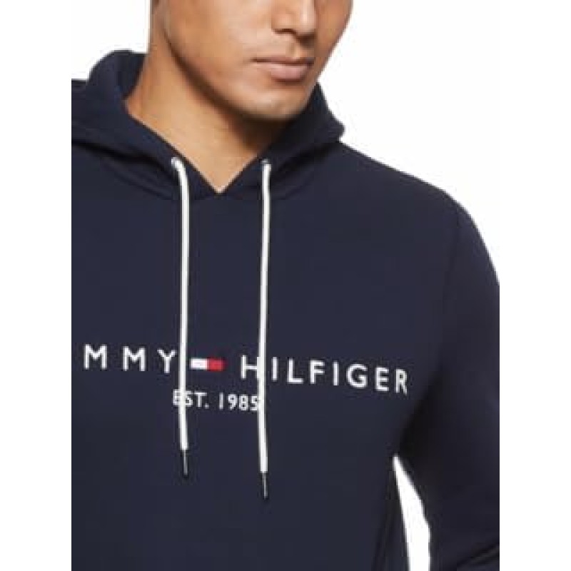 Tommy Hilfiger Uomo Felpa Core Tommy Logo con Cappuccio - XS Blu (Sky Captain) Tommy Hilfiger Uomo Felpa Core Tommy Logo con Cappuccio - XS Blu (Sky Captain)