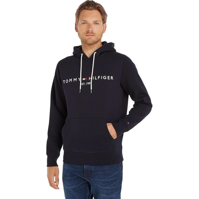 Tommy Hilfiger Uomo Felpa Core Tommy Logo con Cappuccio - XS Blu (Sky Captain) Tommy Hilfiger Uomo Felpa Core Tommy Logo con Cappuccio - XS Blu (Sky Captain)