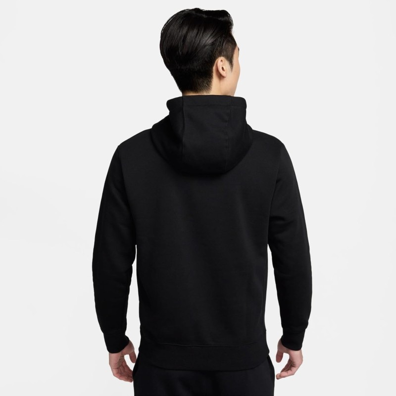 Nike M NSW Club Hoodie Po BB Maglia Lunga Uomo - S Black/Black/(White)