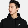 Nike M NSW Club Hoodie Po BB Maglia Lunga Uomo - S Black/Black/(White)