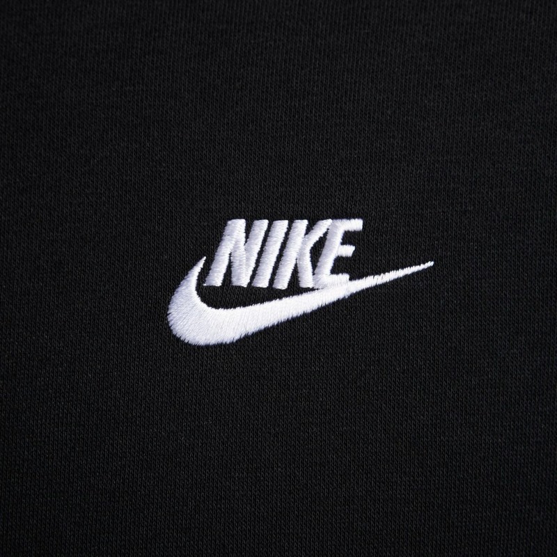 Nike M NSW Club Hoodie Po BB Maglia Lunga Uomo - S Black/Black/(White)