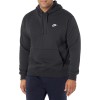 Nike M NSW Club Hoodie Po BB Maglia Lunga Uomo - S Black/Black/(White)