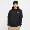 Nike M NSW Club Hoodie Po BB Maglia Lunga Uomo - M Black/Black/(White)