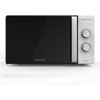 Cecotec Forno a Microonde ProClean 401 da 23 Litri, 700 W, con rivestimento Ready2Clean per una migliore pulizia, tecnologia 3DWave, Design elegante con porta FullCrystal - 23 L Bianco Cecotec Forno a Microonde ProClean 401 da 23 Litri, 700 W, con rivestimento Ready2Clean per una migliore pulizia, tecnologia 3DWave, Design elegante con porta FullCrystal - 23 L Bianco