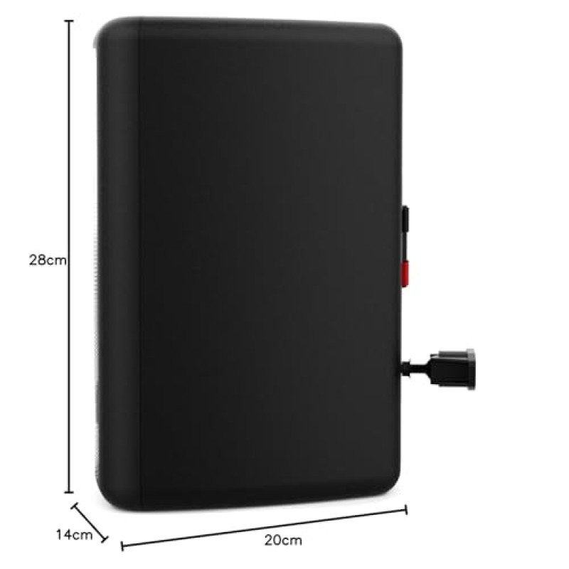 Audibax Pícolo PR-41 - Diffusori Passivi da Scaffale HiFi - Coppia di Altoparlanti Stereo a 2 Vie - Rinforzo 75W - Montaggio a Parete Incluso - Altoparlanti con Woofer da 4" - Suono Surround - Nero