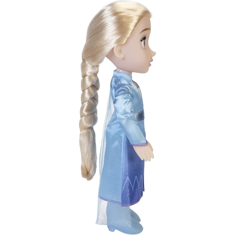 Frozen 2 – bambola Elsa Adventure 38 cm, estremamente dettagliata, indossa abiti da sogno ispirati al film ed è dotata di occhi scintillanti grazie al Royal Reflection Eyes