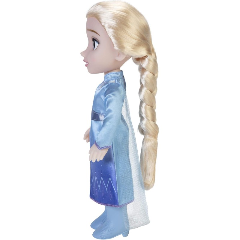Frozen 2 – bambola Elsa Adventure 38 cm, estremamente dettagliata, indossa abiti da sogno ispirati al film ed è dotata di occhi scintillanti grazie al Royal Reflection Eyes