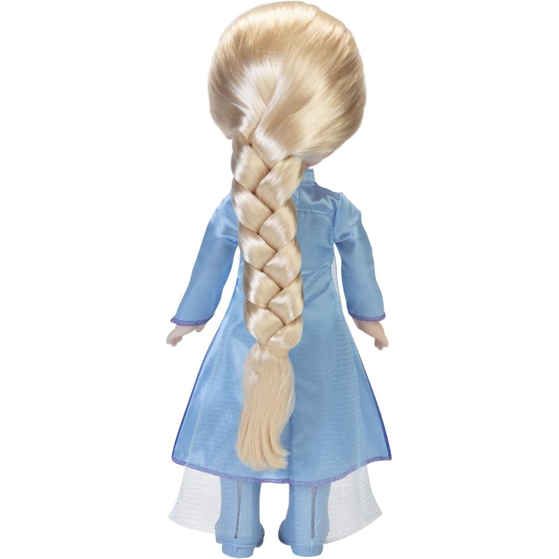 Frozen 2 – bambola Elsa Adventure 38 cm, estremamente dettagliata, indossa abiti da sogno ispirati al film ed è dotata di occhi scintillanti grazie al Royal Reflection Eyes