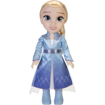 Frozen 2 – bambola Elsa Adventure 38 cm, estremamente dettagliata, indossa abiti da sogno ispirati al film ed è dotata di occhi scintillanti grazie al Royal Reflection Eyes
