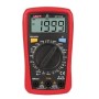 Uni-T UT131D UT131 Series Palm Multimeter, 200V-250V AC, 2000µA-10A, Red/Grey