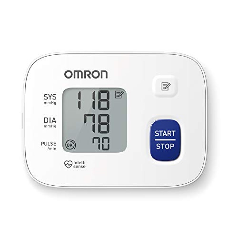 OMRON RS1 Misuratore di Pressione Arteriosa da Polso - Apparecchio Portatile per Misurare la Pressione e il Monitoraggio Domestico dell'Ipertensione, clinicamente validato