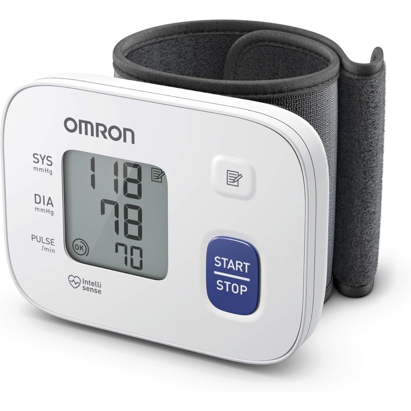 OMRON RS1 Misuratore di Pressione Arteriosa da Polso - Apparecchio Portatile per Misurare la Pressione e il Monitoraggio Domestico dell'Ipertensione, clinicamente validato