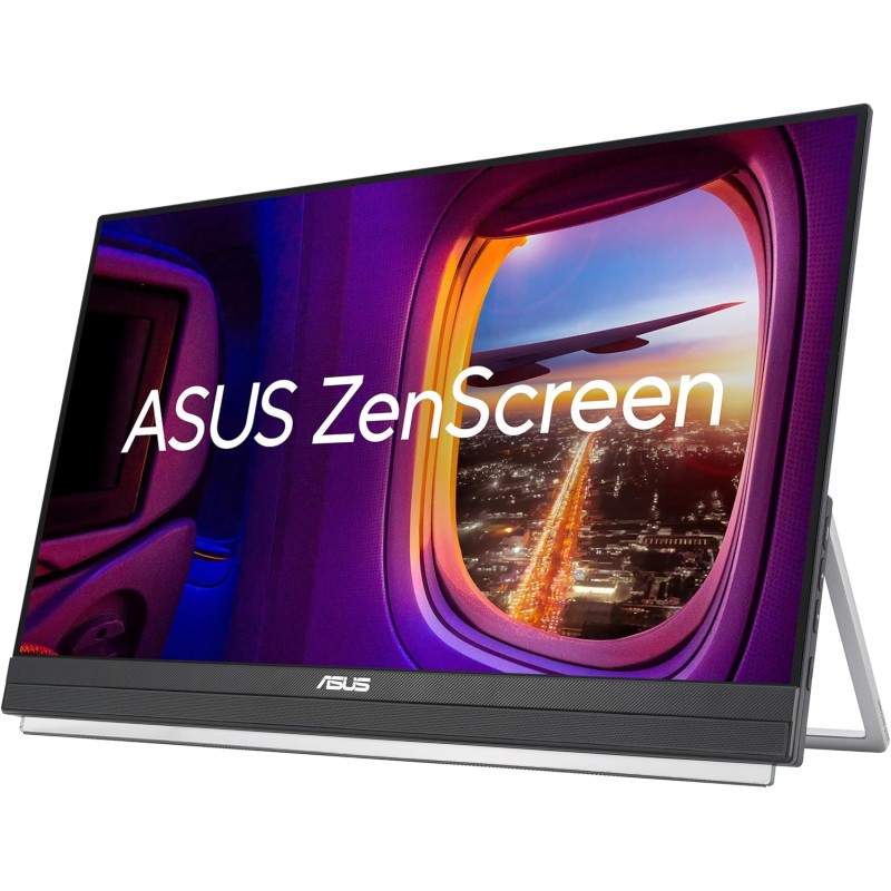 ASUS ZenScreen MB229CF Monitor Portatile da 22” pollici (21.5), FHD (1920x1080), Tecnologia IPS, Frequenza 100 Hz, USB-C PD 60W, Speaker Audio 2.1 con Subwoofer, Maniglia di Trasporto, Nero ASUS ZenScreen MB229CF Monitor Portatile da 22” pollici (21.5), FHD (1920x1080), Tecnologia IPS, Frequenza 100 Hz, USB-C PD 60W, Speaker Audio 2.1 con Subwoofer, Maniglia di Trasporto, Nero
