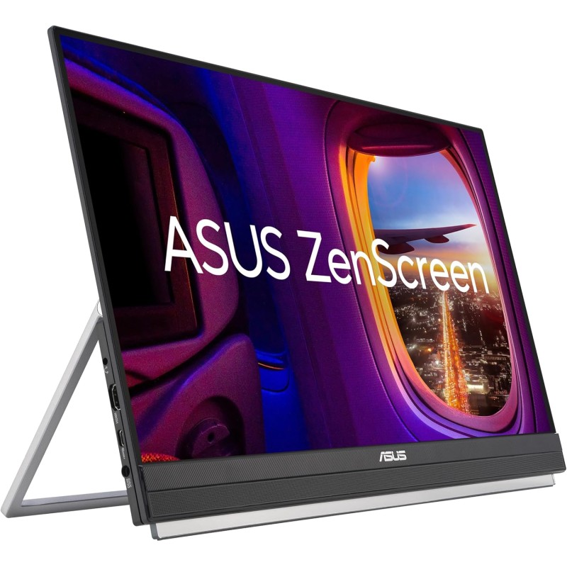 ASUS ZenScreen MB229CF Monitor Portatile da 22” pollici (21.5), FHD (1920x1080), Tecnologia IPS, Frequenza 100 Hz, USB-C PD 60W, Speaker Audio 2.1 con Subwoofer, Maniglia di Trasporto, Nero ASUS ZenScreen MB229CF Monitor Portatile da 22” pollici (21.5), FHD (1920x1080), Tecnologia IPS, Frequenza 100 Hz, USB-C PD 60W, Speaker Audio 2.1 con Subwoofer, Maniglia di Trasporto, Nero