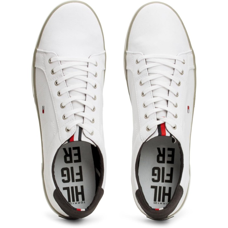 Tommy Hilfiger Sneakers Vulcanizzate Uomo Scarpe - 40 EU Bianco Tommy Hilfiger Sneakers Vulcanizzate Uomo Scarpe - 40 EU Bianco