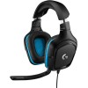 Logitech G G432 Cuffie Gaming Cablate, Audio Surround 7.1, DTS: x 2.0, Driver 50 mm, ‎Jack USB 3.5 mm, Microfono Flip-to-Mute, Leggere, PC/Mac/Xbox One/PS4/Nintendo ‎Switch, Nero/Blu