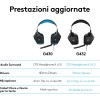 Logitech G G432 Cuffie Gaming Cablate, Audio Surround 7.1, DTS: x 2.0, Driver 50 mm, ‎Jack USB 3.5 mm, Microfono Flip-to-Mute, Leggere, PC/Mac/Xbox One/PS4/Nintendo ‎Switch, Nero/Blu