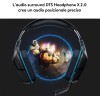 Logitech G G432 Cuffie Gaming Cablate, Audio Surround 7.1, DTS: x 2.0, Driver 50 mm, ‎Jack USB 3.5 mm, Microfono Flip-to-Mute, Leggere, PC/Mac/Xbox One/PS4/Nintendo ‎Switch, Nero/Blu