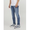 JACK & JONES Jeans Slim Fit a Vita Bassa. Chiusura con Patta e Bottoni. - L Blu Denim JACK & JONES Jeans Slim Fit a Vita Bassa. Chiusura con Patta e Bottoni. - L Blu Denim