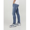 JACK & JONES Jeans Slim Fit a Vita Bassa. Chiusura con Patta e Bottoni. - 32W / 30L Blu Denim JACK & JONES Jeans Slim Fit a Vita Bassa. Chiusura con Patta e Bottoni. - 32W / 30L Blu Denim