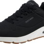 Skechers Uno Stand On Air, Scarpe da Ginnastica Uomo - 44 EU Black Durabuck