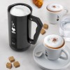 Bialetti Milk Frother Elettrico, Montalatte per Cappuccino, Capacità 150 ml Cappuccino o 300 ml Latte Caldo, Nero - Nero