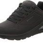 Skechers Uno Stand On Air, Scarpe da Ginnastica Uomo - 42 EU Black Durabuck Trim