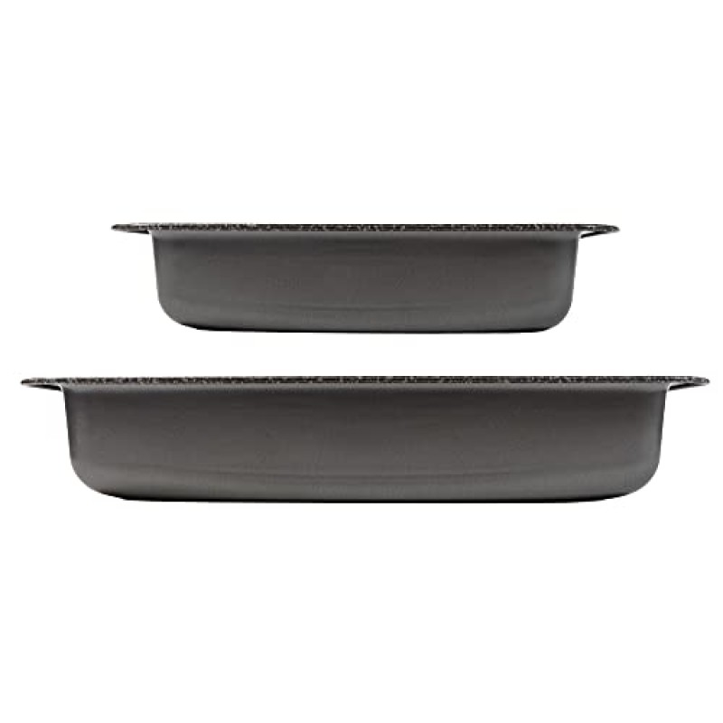 ALLUFLON Set 2 Lasagnere Vesuvia, 34x25 cm e 24x18 cm, Alluminio ALLUFLON Set 2 Lasagnere Vesuvia, 34x25 cm e 24x18 cm, Alluminio