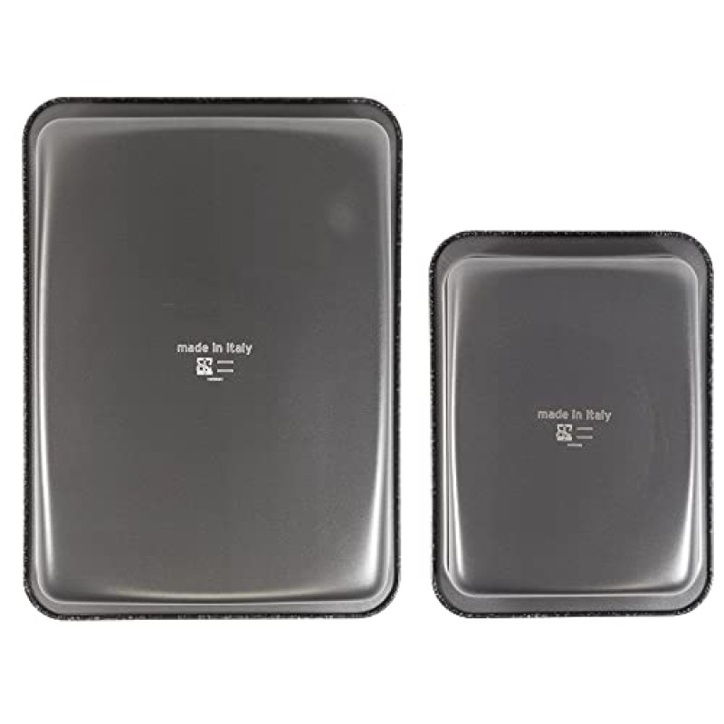 ALLUFLON Set 2 Lasagnere Vesuvia, 34x25 cm e 24x18 cm, Alluminio ALLUFLON Set 2 Lasagnere Vesuvia, 34x25 cm e 24x18 cm, Alluminio