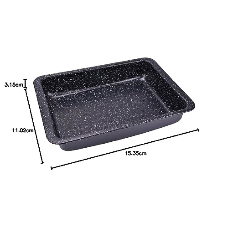 ALLUFLON Set 2 Lasagnere Vesuvia, 34x25 cm e 24x18 cm, Alluminio ALLUFLON Set 2 Lasagnere Vesuvia, 34x25 cm e 24x18 cm, Alluminio