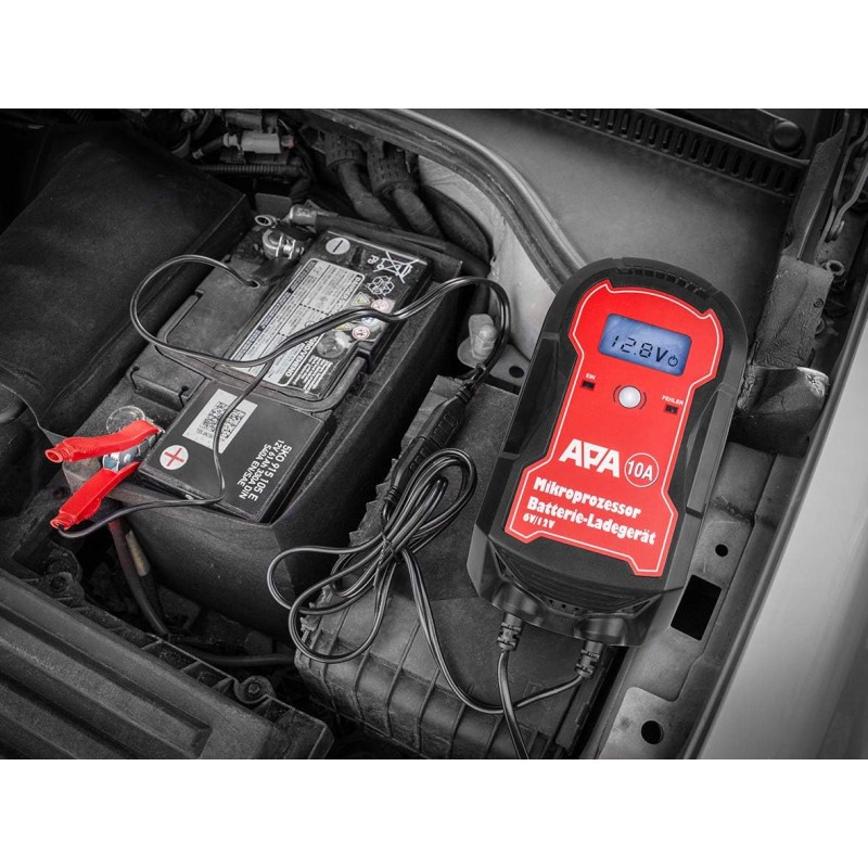 APA 16622 6/12 V 10A Microprocessor Charger APA 16622 6/12 V 10A Microprocessor Charger