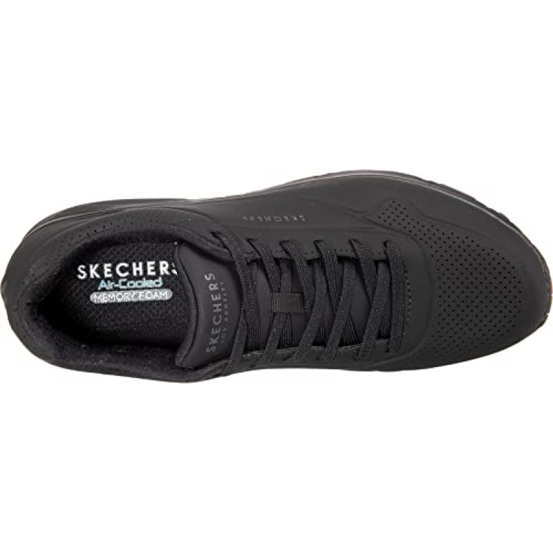 Skechers Uno Stand On Air, Scarpe da ginnastica Uomo, Black Durabuck Trim, 46 EU